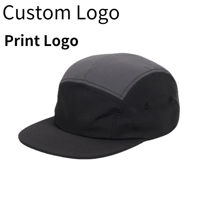 Aquatic Sports Hat - Logo Kustom Musim Panas 5 Panel