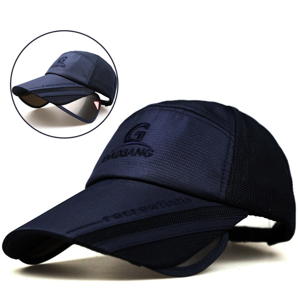 Aquatic Sports Hat - Topi Bisbol dengan Visor Panjang, Bahan