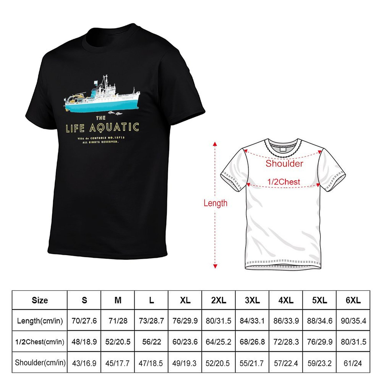 Kaos The Life Aquatic With Ste - Aquatic Sports Activities ulasan dan harga