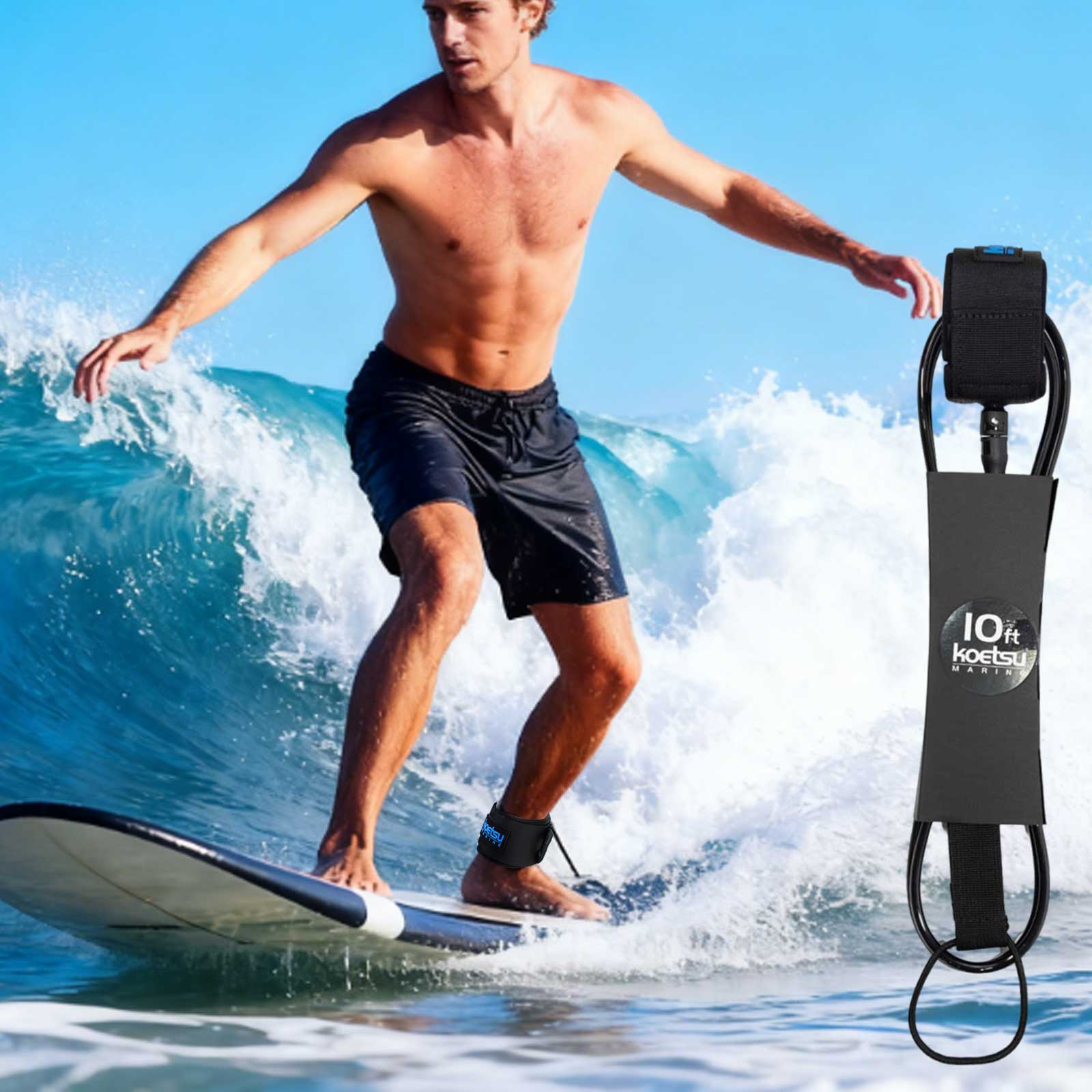 Tali Pengikat Papan Selancar S - Surfboard Leash Ankle ulasan dan harga