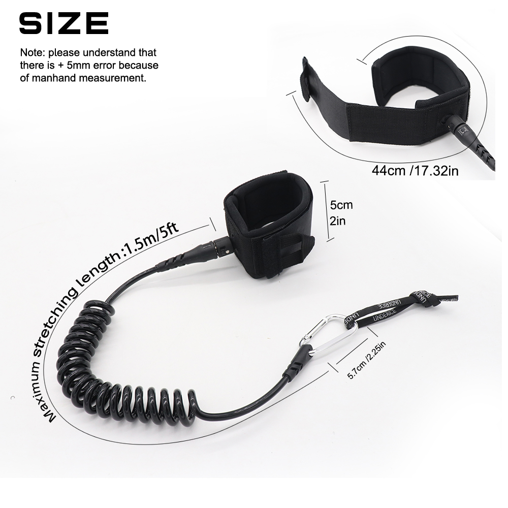 Tali Leash Surf UICE 5FT 5MM,  - Surfboard Leash Ankle ulasan dan harga